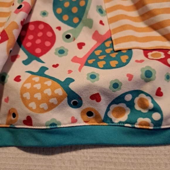 Millie Loves Lily girls size 2 turtle print dress, has 2 front pockets - Picture 5 of 5